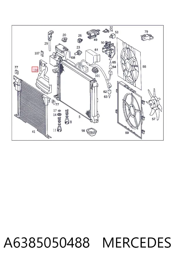  A6385050488 Mercedes