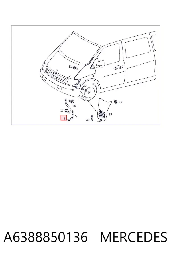  A6388850136 Mercedes