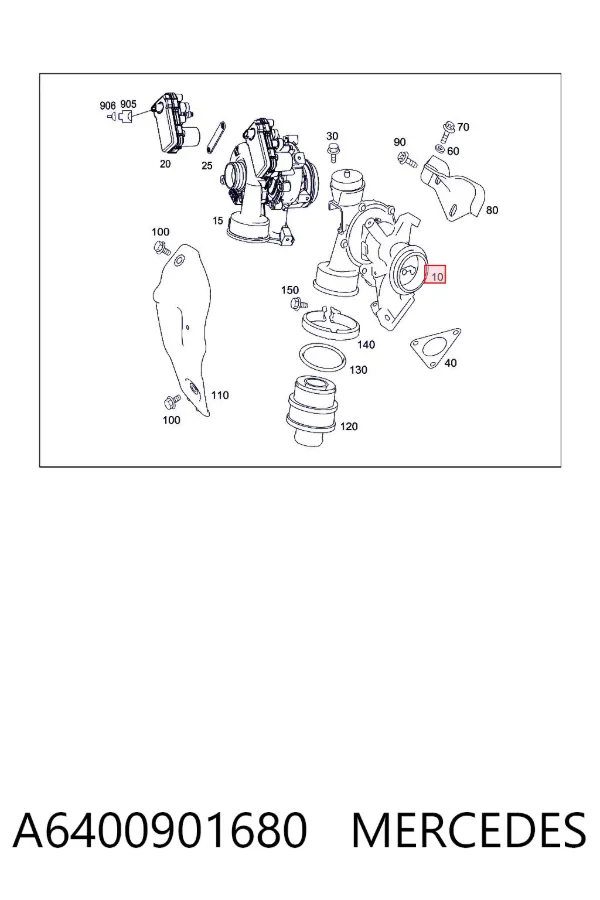 Turbina A6400901680 Mercedes