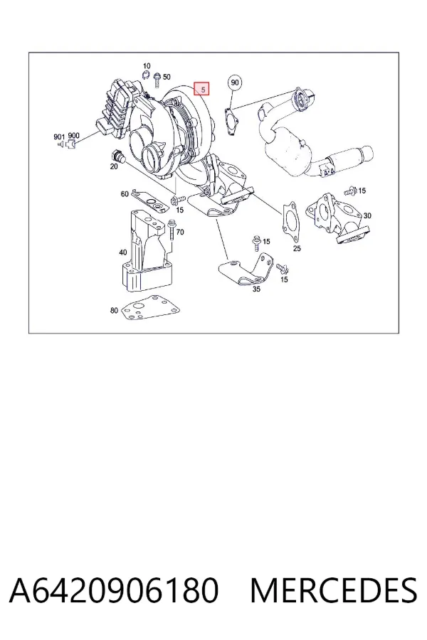 Turbina A6420906180 Mercedes