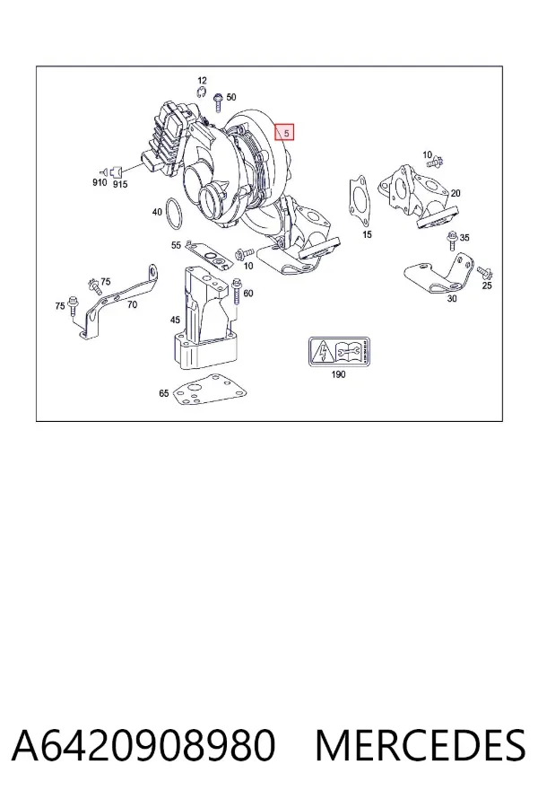 Turbina A6420908980 Mercedes