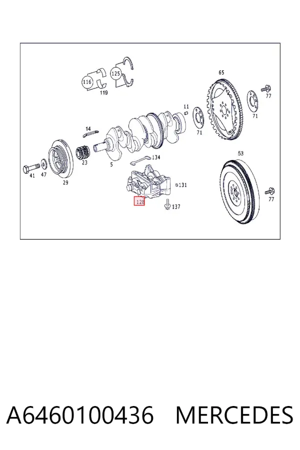  A6460100436 Mercedes