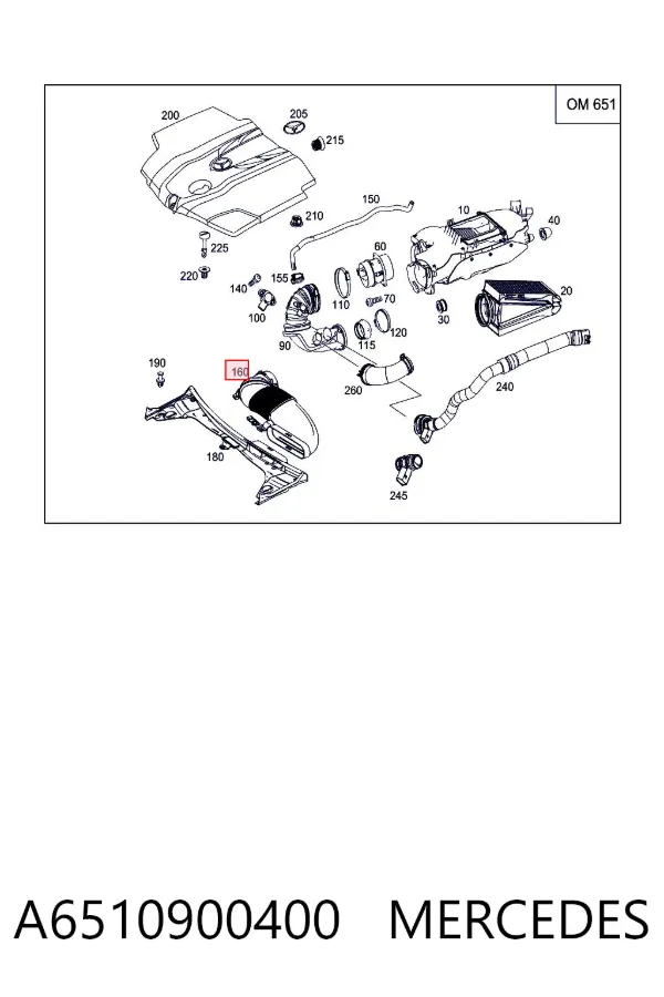  A6510900400 Mercedes