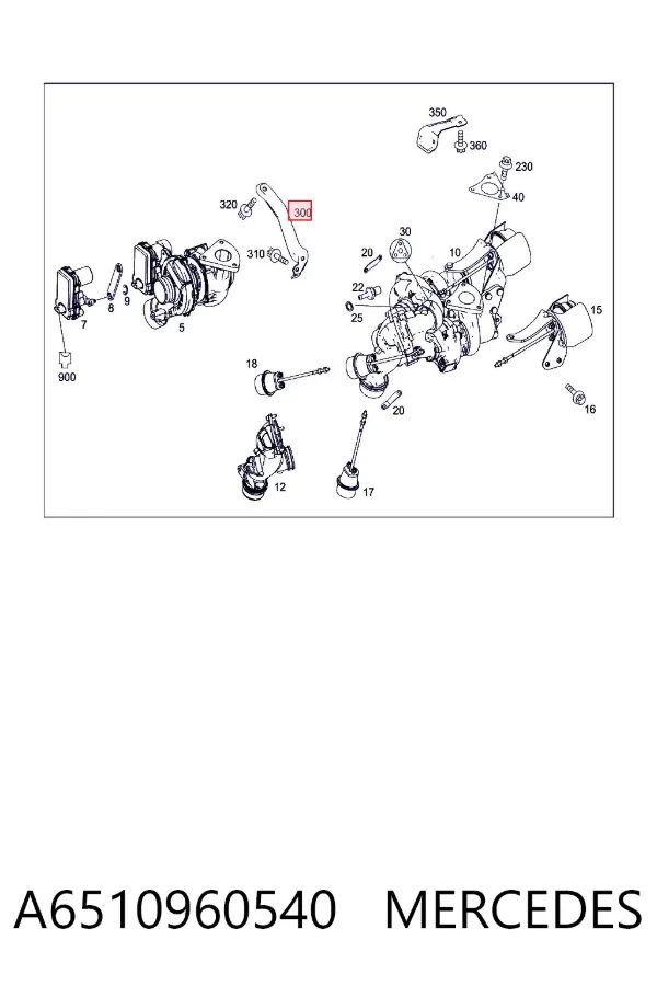  A6510960540 Mercedes