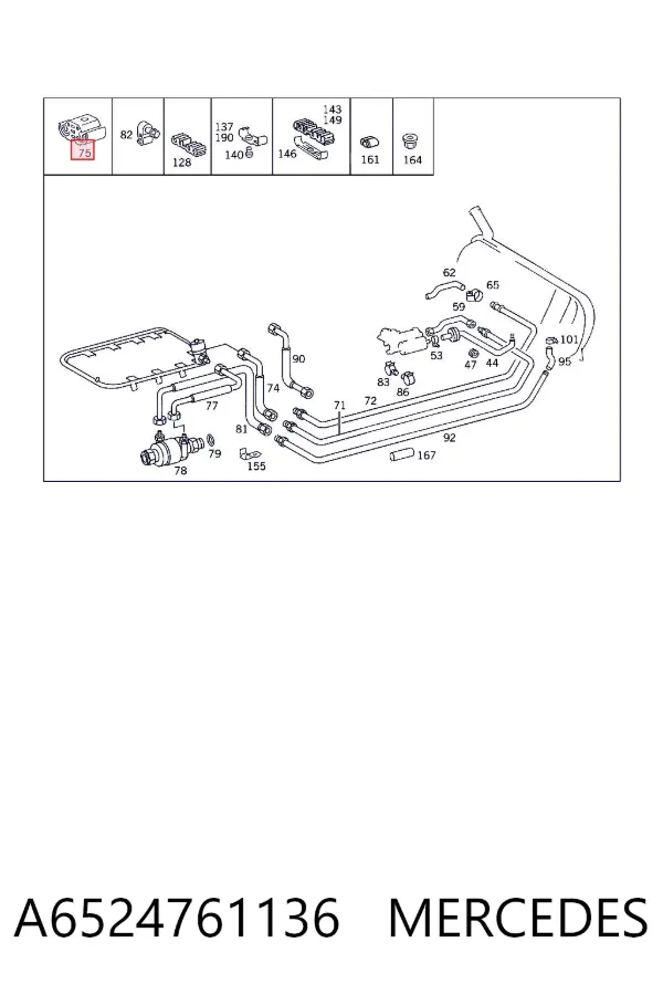  A6524761136 Mercedes