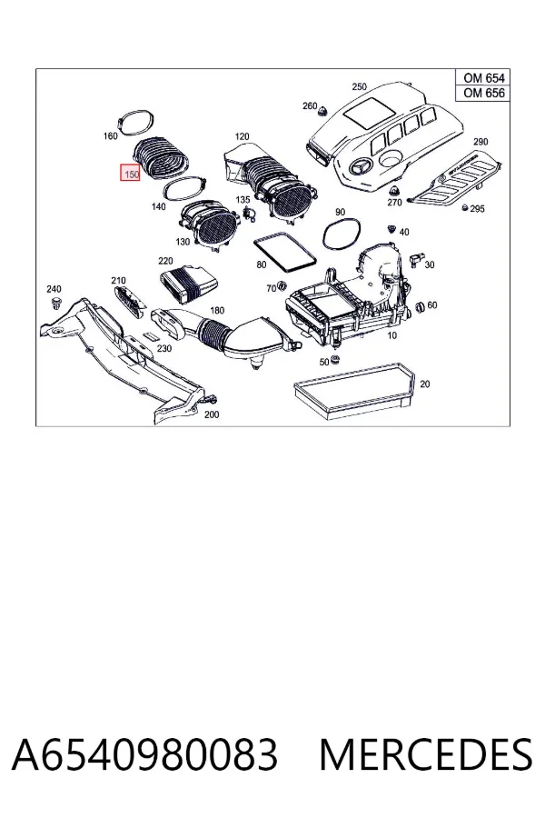  A6540980083 Mercedes
