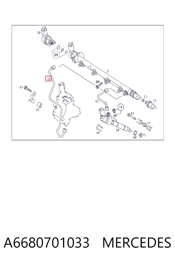  A6680701033 Mercedes