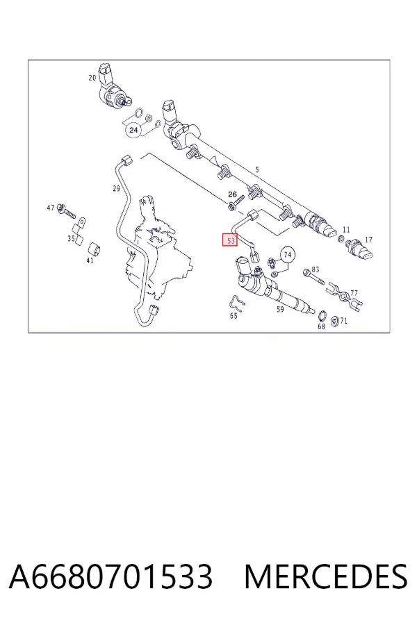  A6680701533 Mercedes