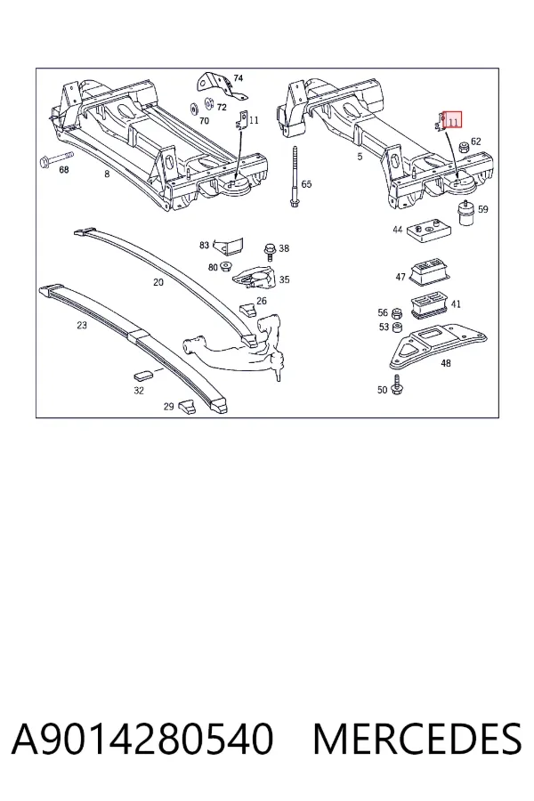  A9014280540 Mercedes