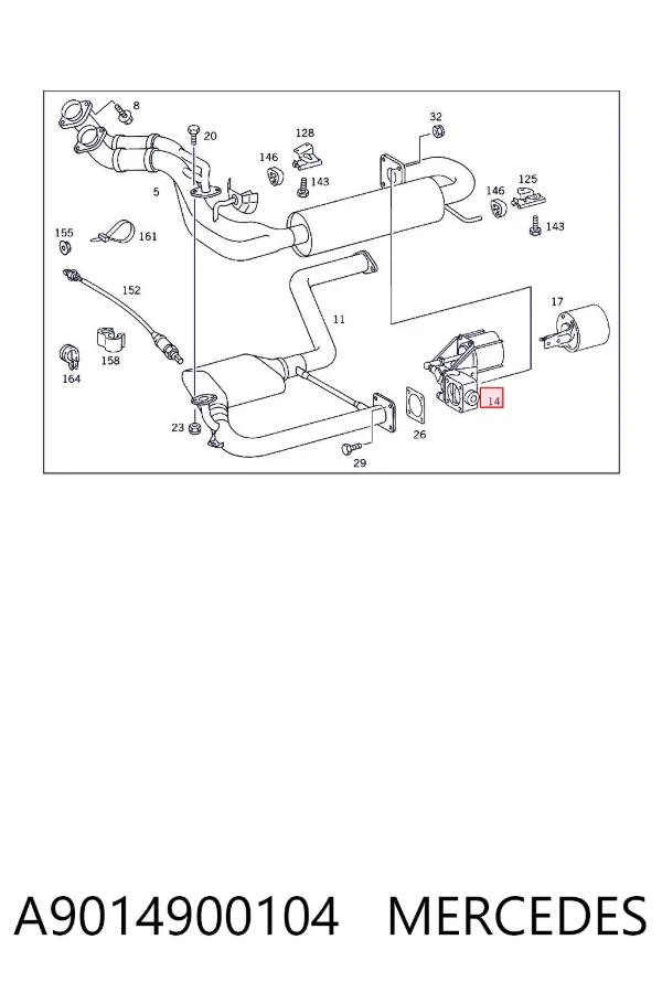  A9014900104 Mercedes