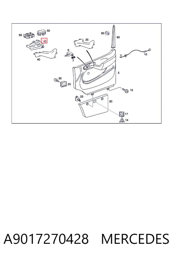  A9017270428 Mercedes