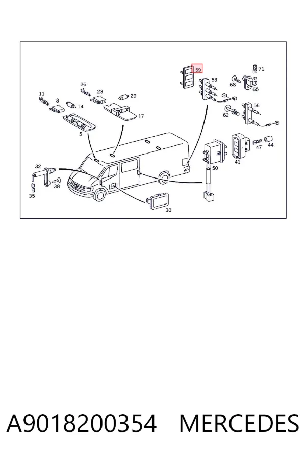  A9018200354 Mercedes