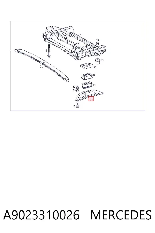  A9023310026 Mercedes