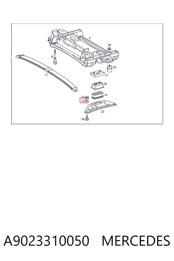  A9023310050 Mercedes