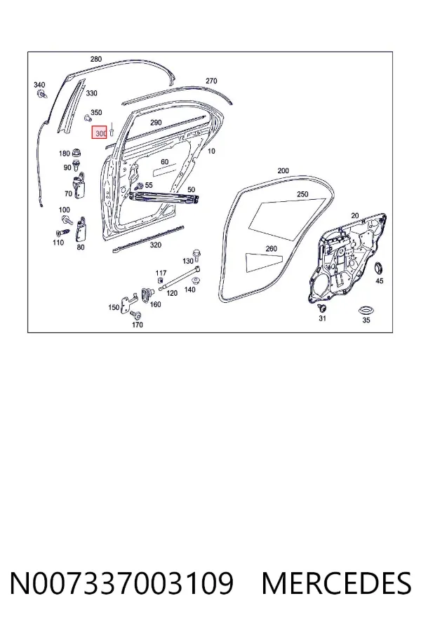  N007337003109 Mercedes