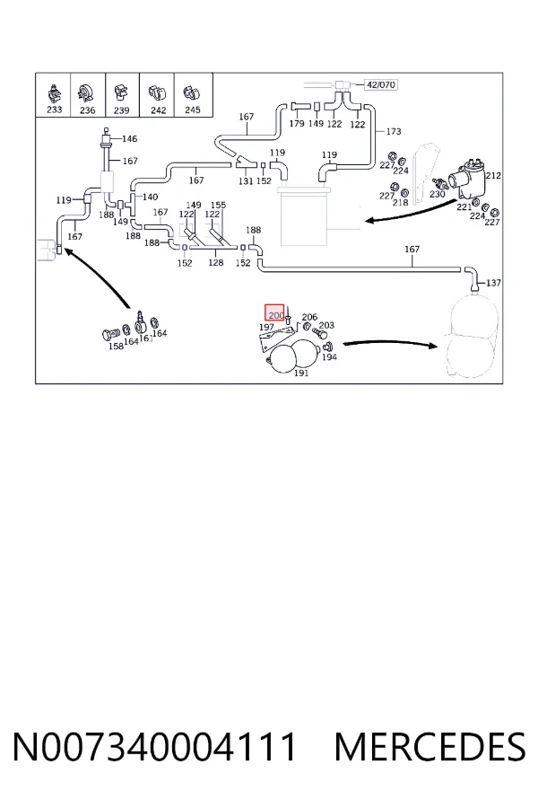  N007340004111 Mercedes