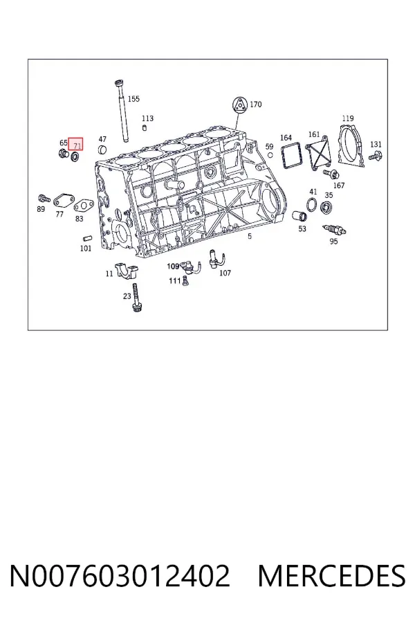  N007603012402 Mercedes