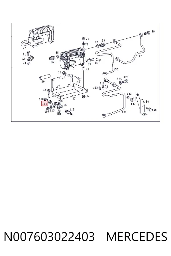  N007603022403 Mercedes