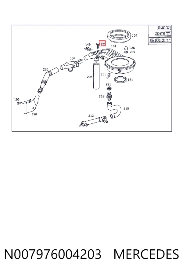  N007976004203 Mercedes
