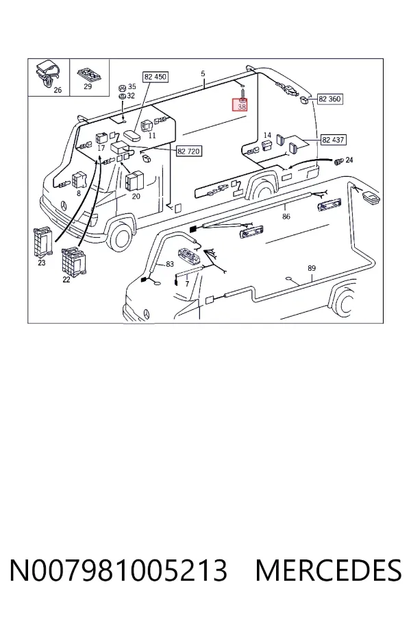  N007981005213 Mercedes