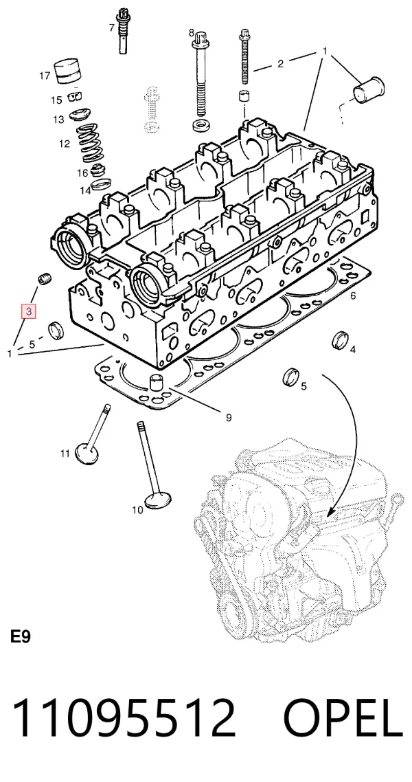  11095512 Opel