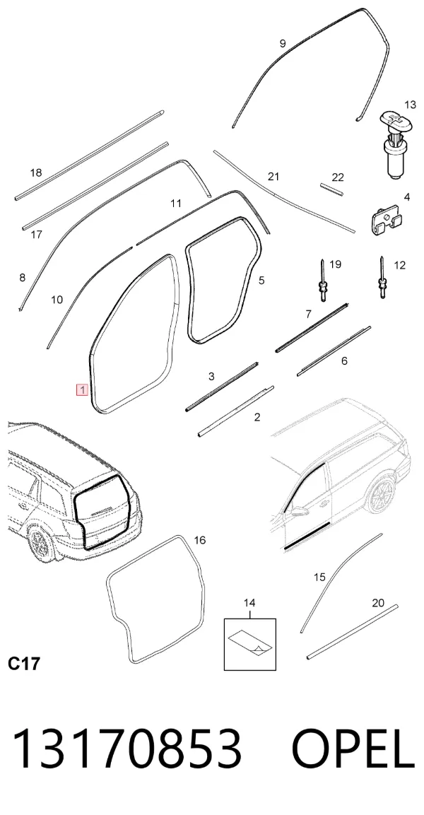  13170853 Opel