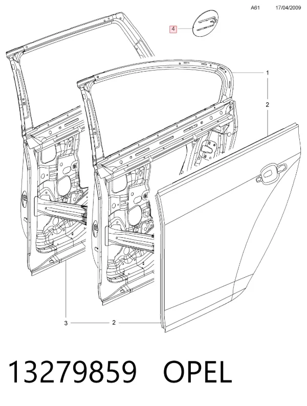 Alcapão do tanque de combustível Opel Insignia A
