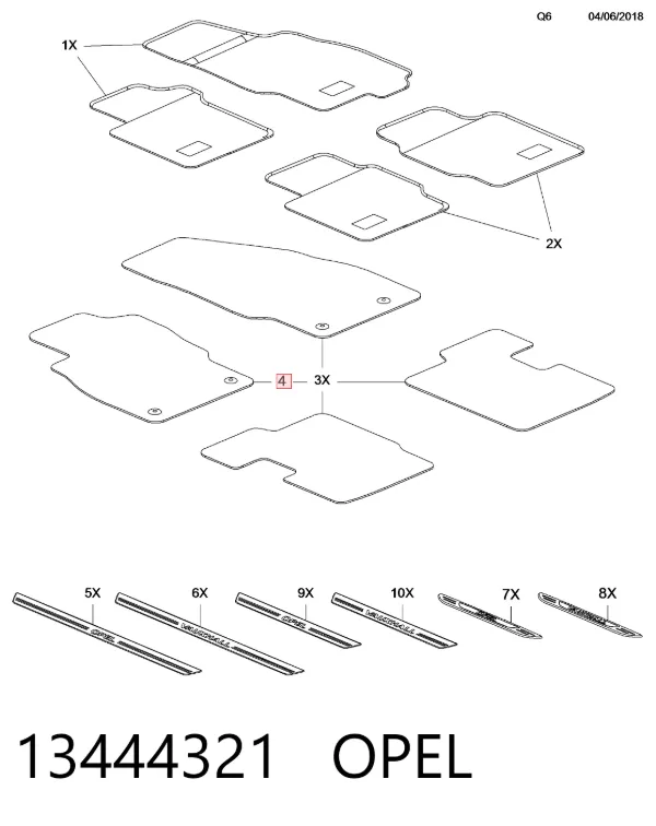  13444321 Opel