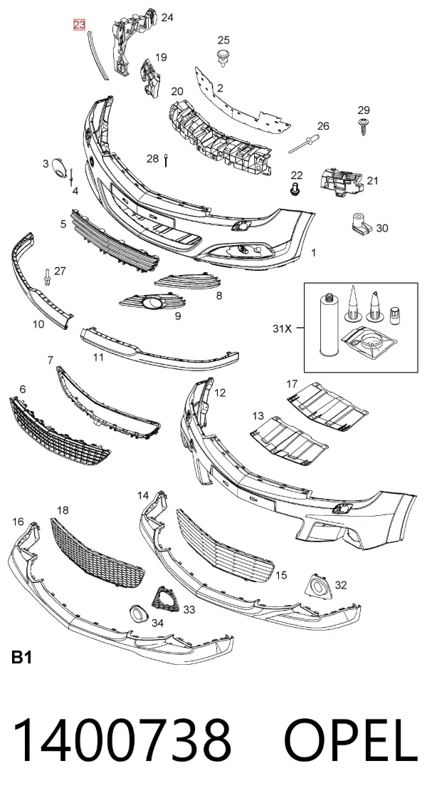  1400738 Opel