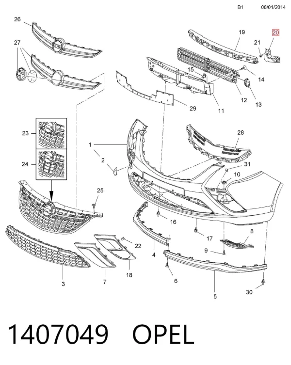  1407049 Opel