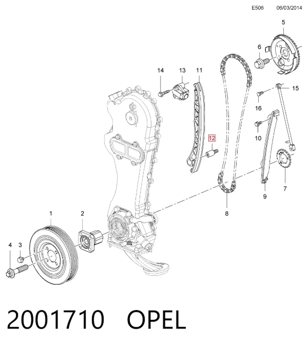  2001710 Opel