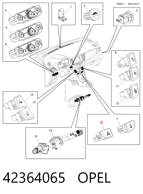  42364065 Opel