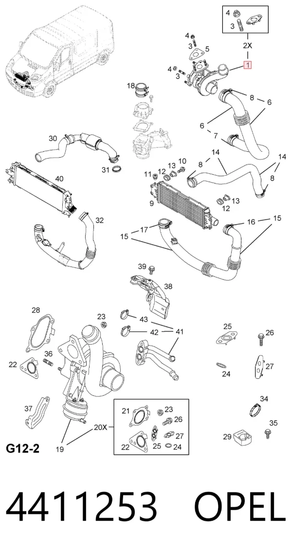 Turbina 4411253 Opel