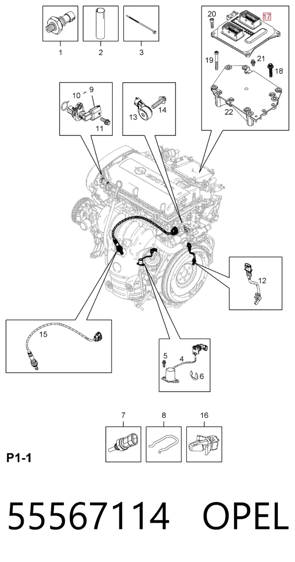  55567114 Opel