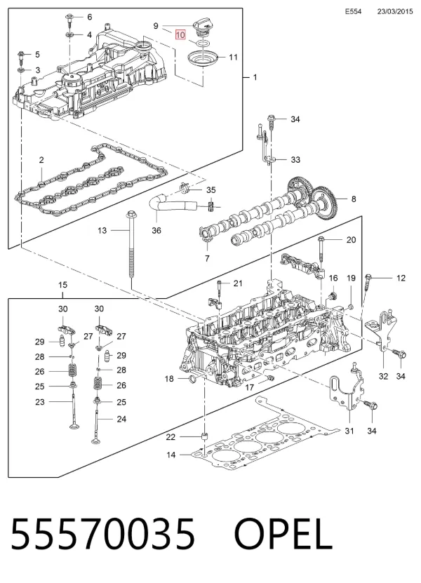  55570035 Opel