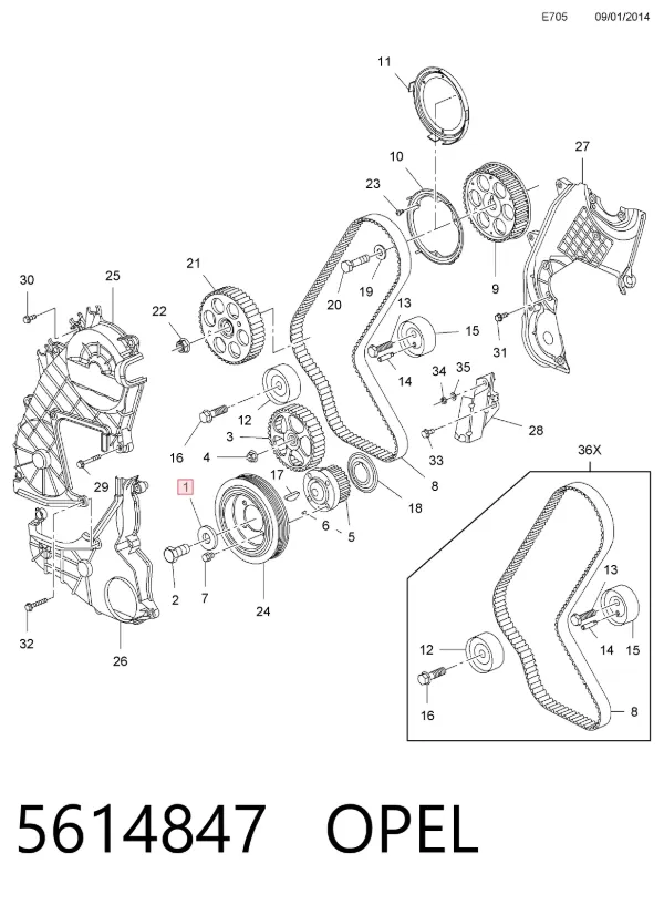  5614847 Opel