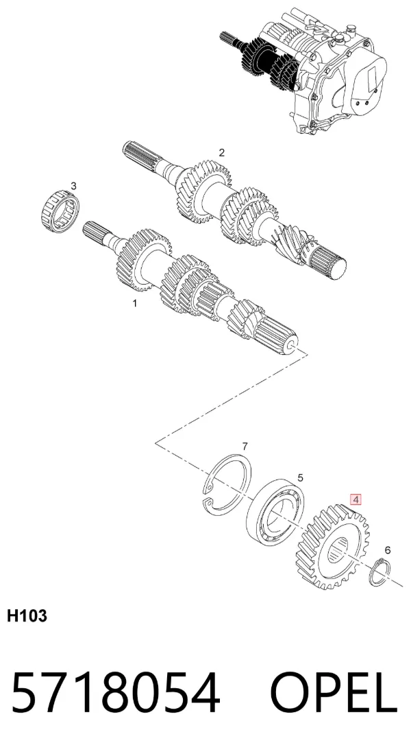  5718054 Opel