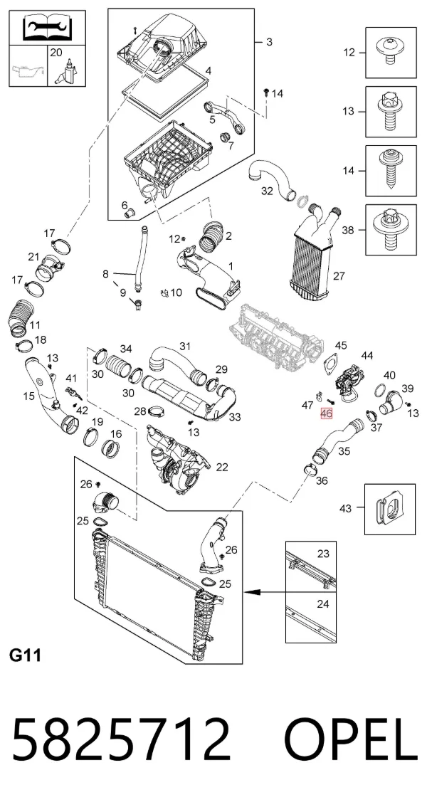  5825712 Opel