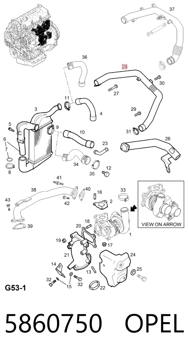  5860750 Opel