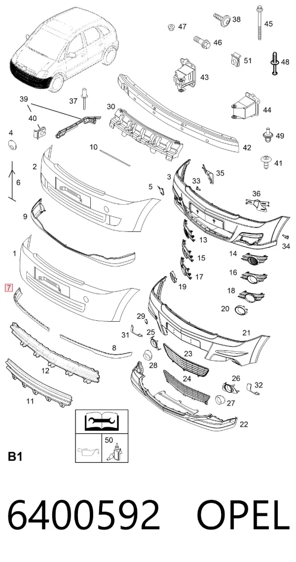  6400592 Opel
