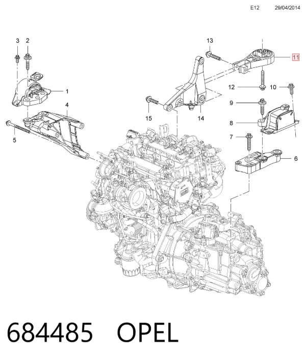  684485 Opel