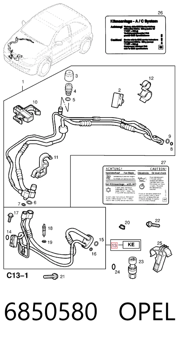  6850580 Opel