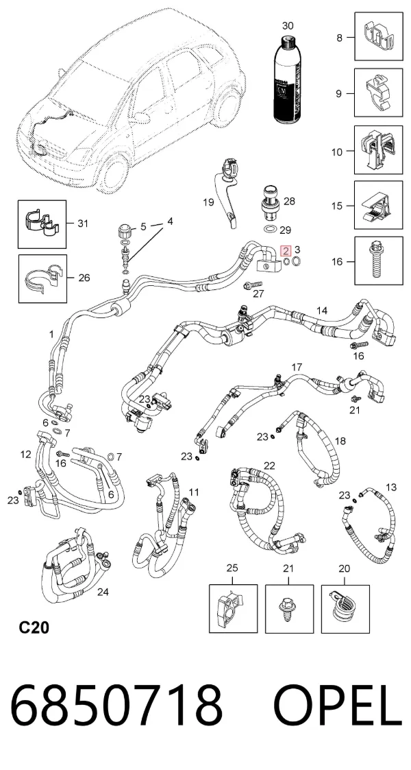  6850718 Opel