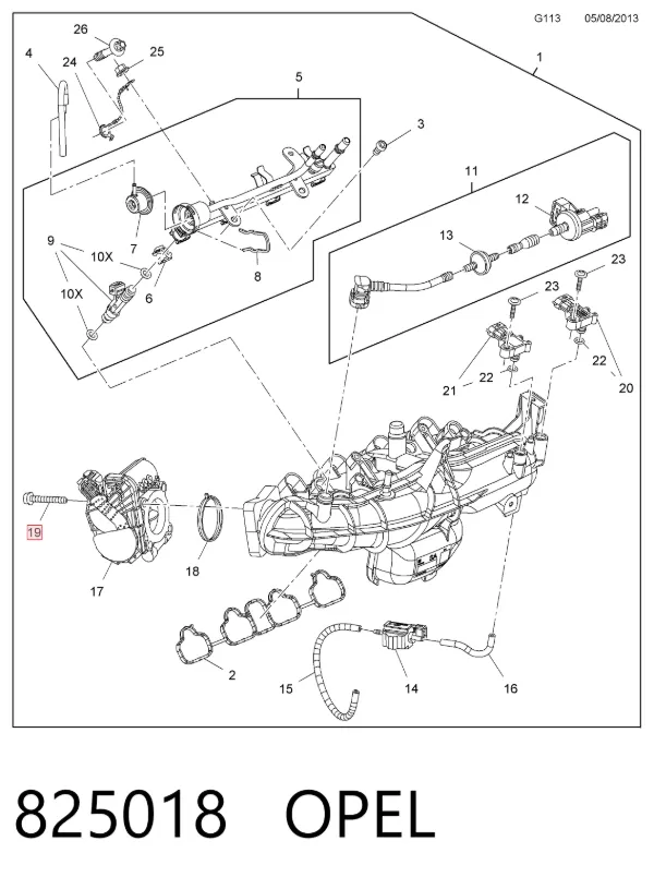  825018 Opel