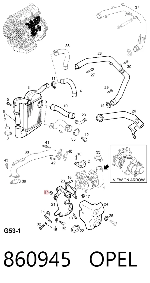  860945 Opel
