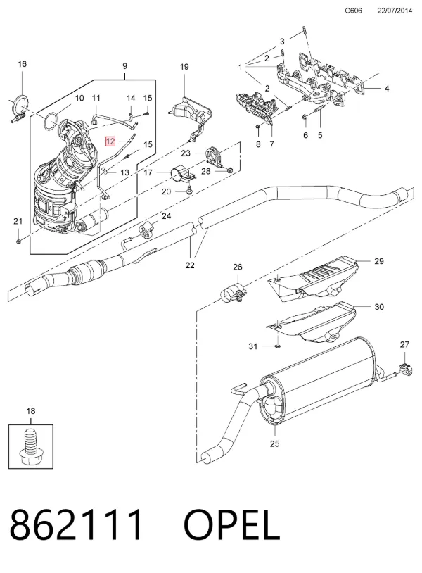  862111 Opel