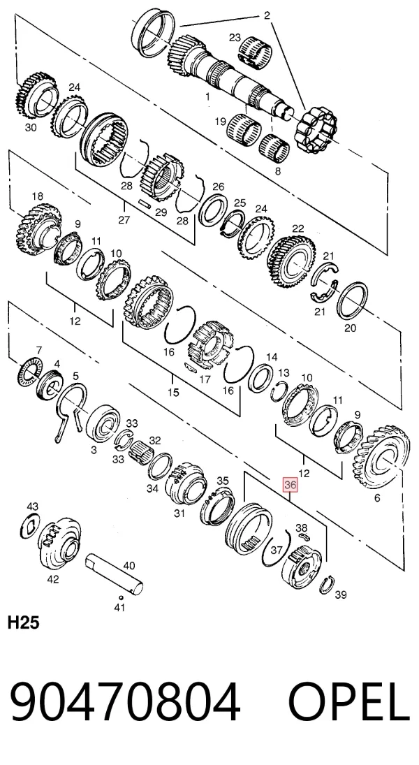  90470804 Opel
