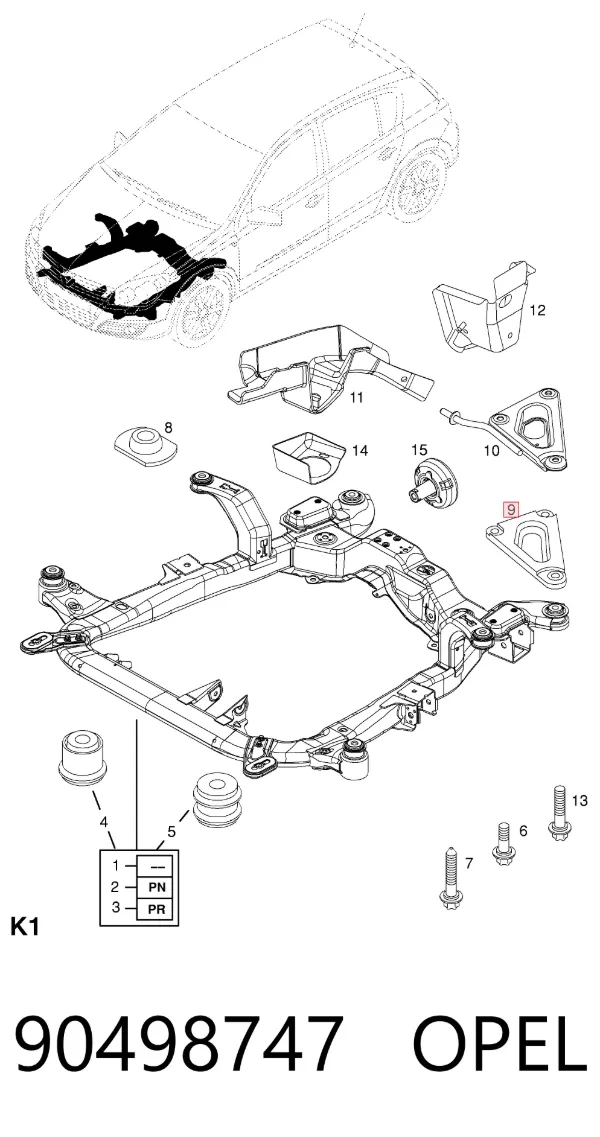 90498747 Opel