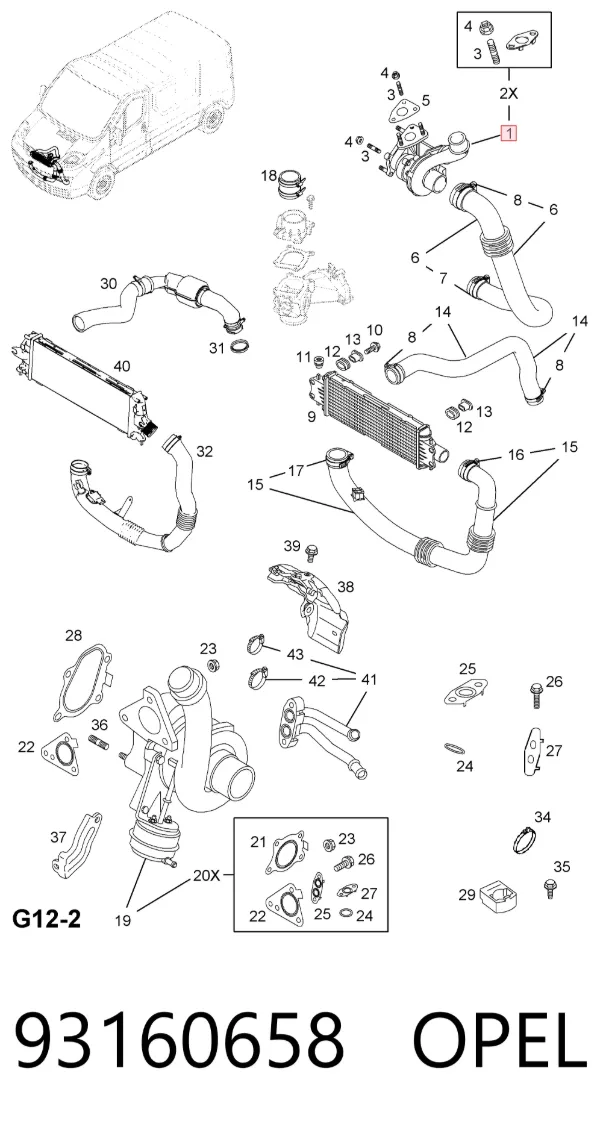Turbina 93160658 Opel