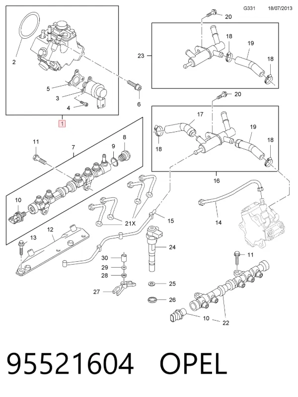  95521604 Opel
